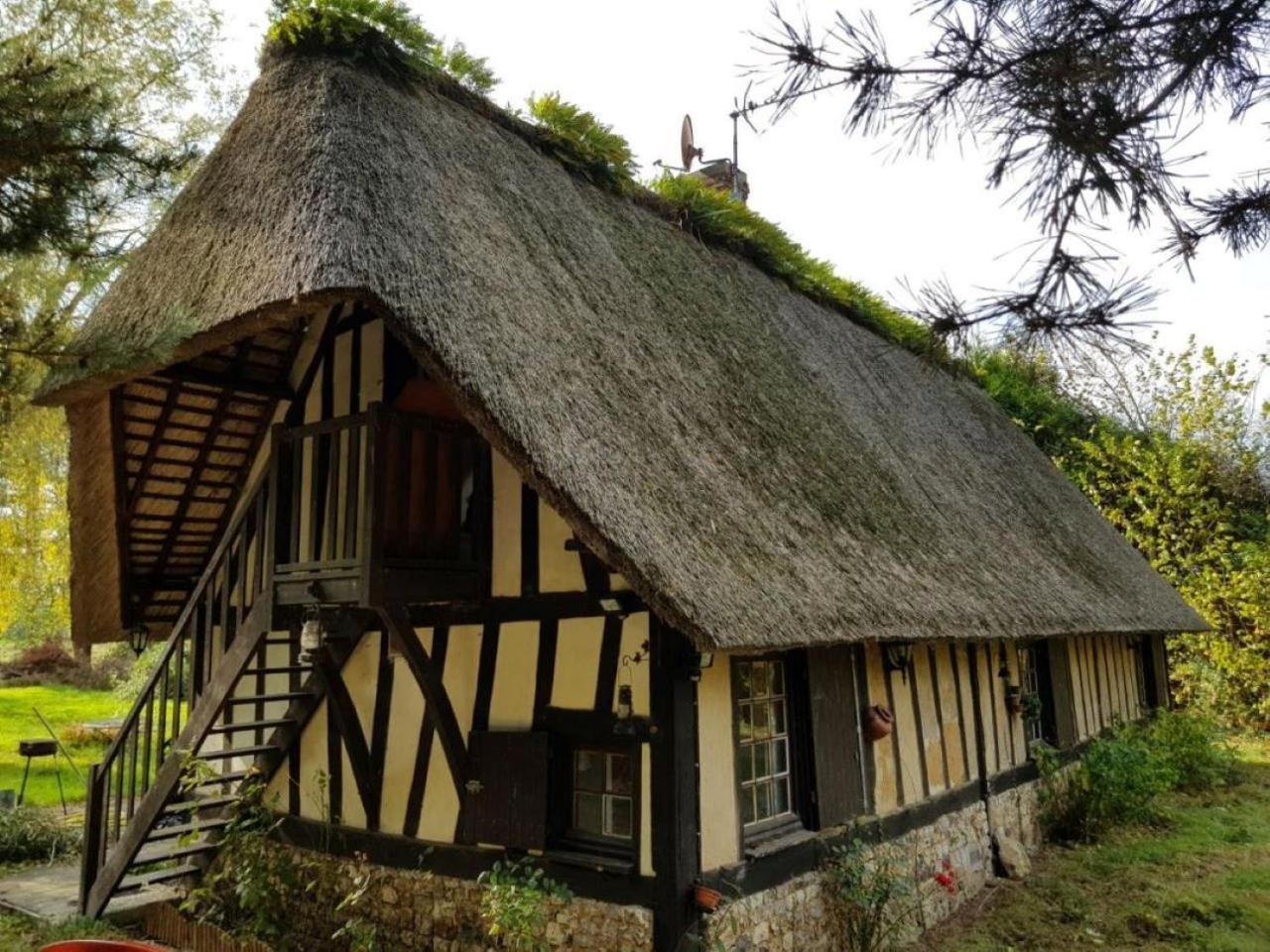 Chaumiere Familiale Weekend & Vacances Paisible Saint-Philbert-sur-Risle Exterior foto
